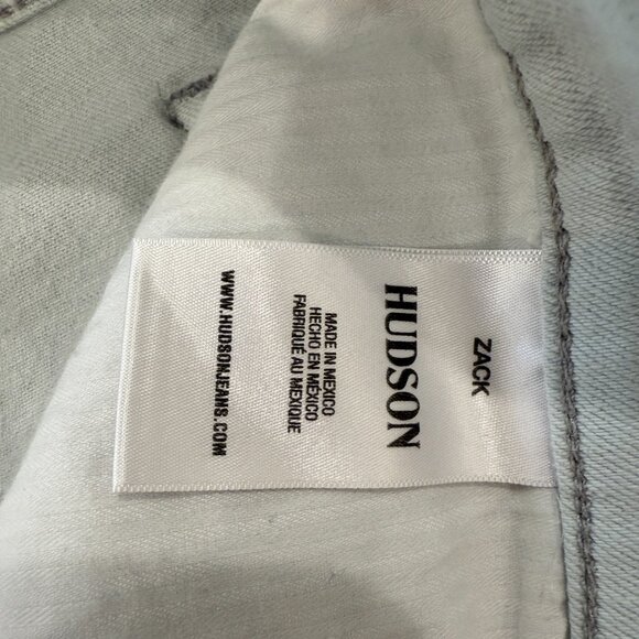 Hudson Zack Sprayed Gray Paint Splatter Skinny Jeans Men's Size 40 NWT NEW - Picture 6 of 12